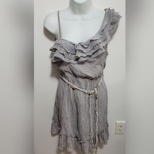 Love Culture gray asymmetrical dress